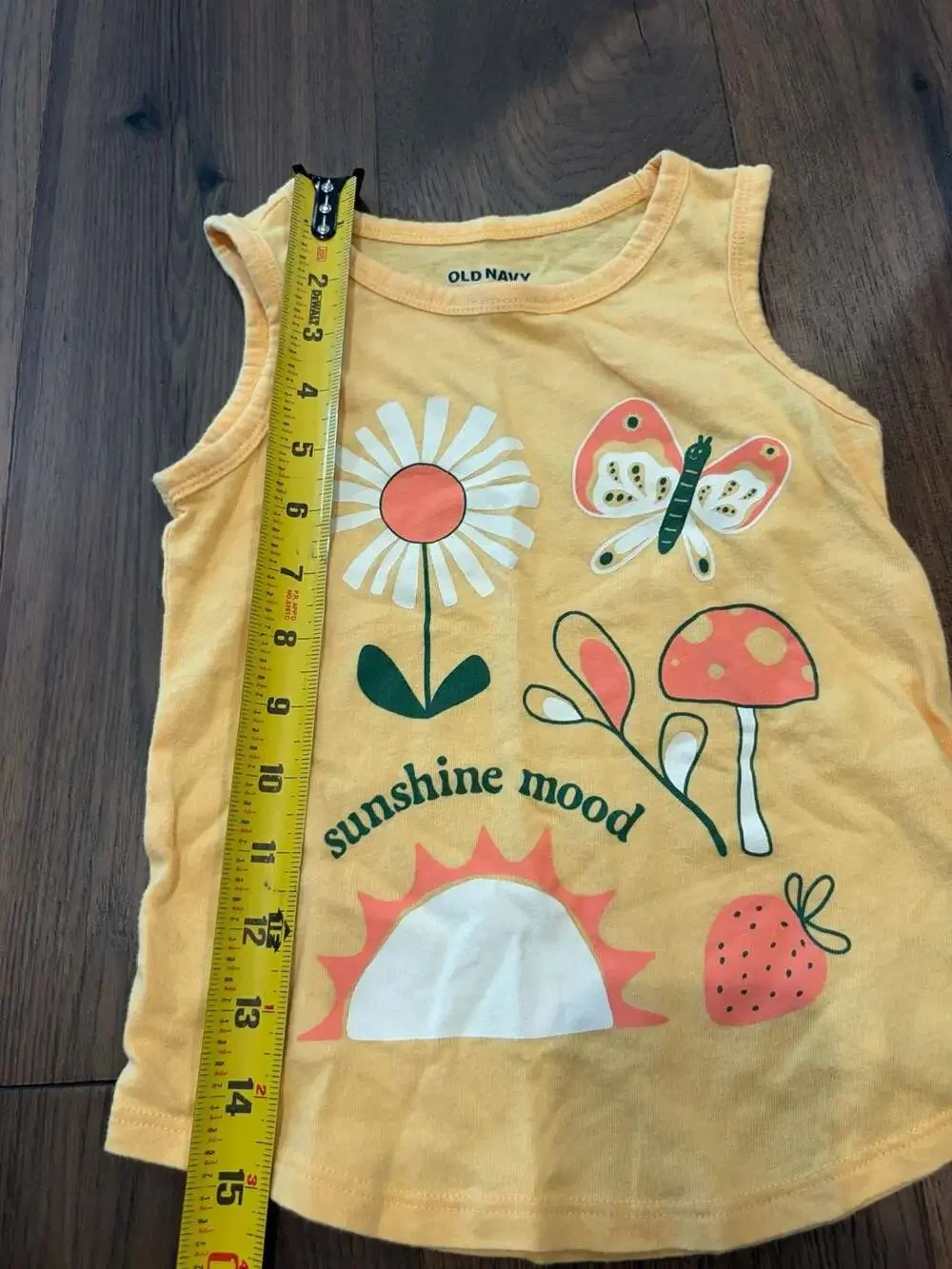 Old Navy Sunshine Mood Graphic Tank Top